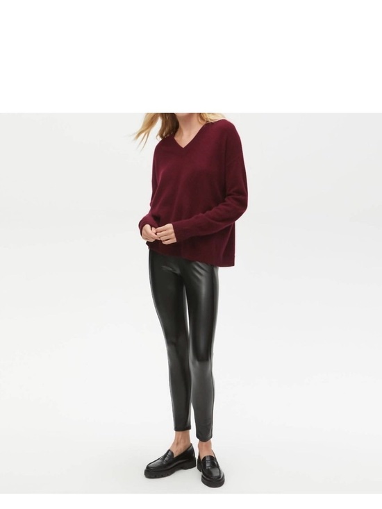 Michael Stars Pants - Michael Stars Vegan Leather Black Leggings